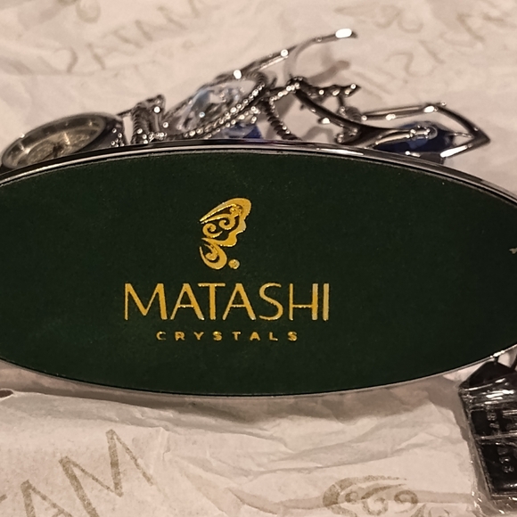 NWT!! Matashi Crystal Sailboat Clock - Picture 7 of 13